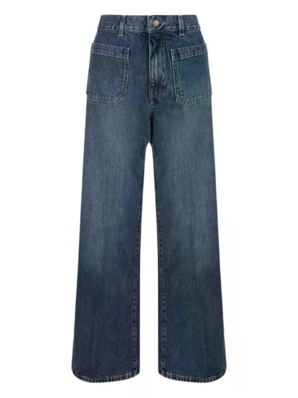 Chloé Cropped Bootcut Jeans, size 28